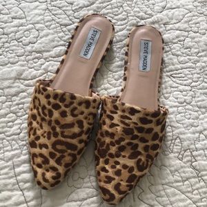 Steve Madden Leopard Mules